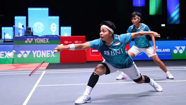 Apriyani Rahayu/Siti Fadia Silva Ramadhanti di All England 2024