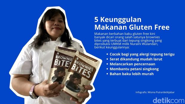 Brownies Bettenberg free gluten Bandung.