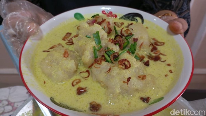 Celimpungan khas Palembang jadi makanan untuk berbuka puasa.