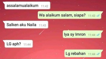 Padahal dia duluan yang nyapa. Foto: Instagram/candaan.receh