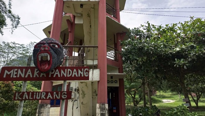 Gardu Pandang Merapi di Kaliurang, Sleman. Foto diambil Selasa (12/3/2024).