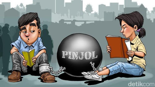 Ilustrasi Pinjol UKT ITB