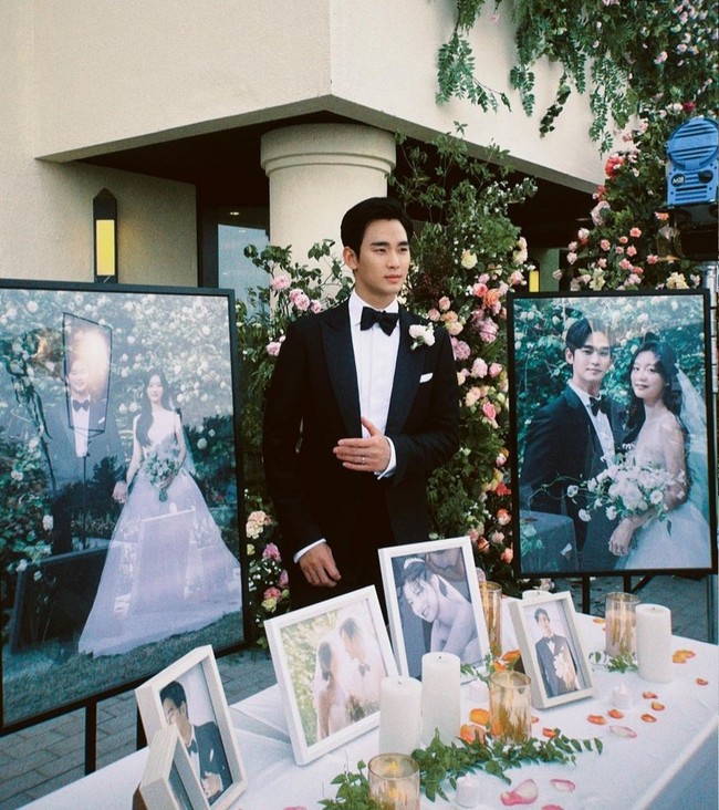 Kim Soo Hyun sendiri sudah lebih dulu membagikan foto-foto ‘pernikahannya’ dengan Kim Ji Won lewat Instagram. Foto: dok. Instagram @soohyun_k216