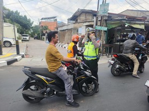 9 Hari Operasi Keselamatan Jaya, 547 Pengendara di Depok Kena Tilang