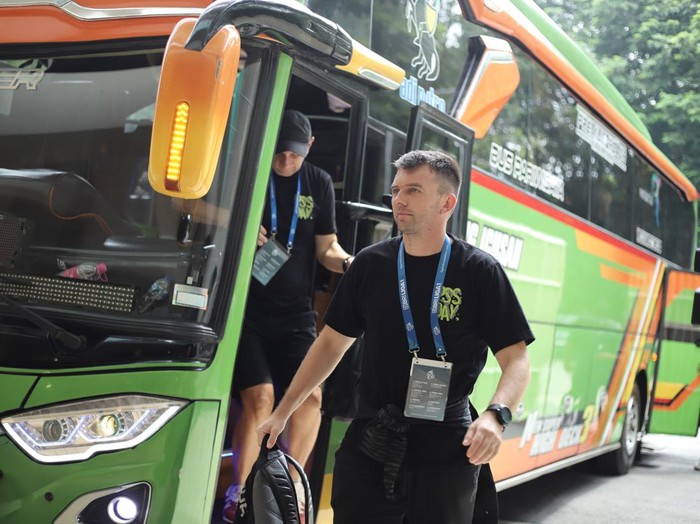 Pelatih fisik PSS Sleman, Anel Hedic. Diunggah Rabu (13/3/2024).