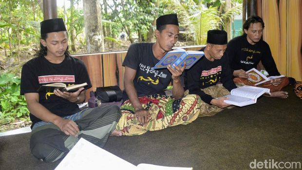 Melihat Mantan Preman Tadarus Alquran di Ponpes Alhasani Kebumen, Rabu (13/3/2024) sore