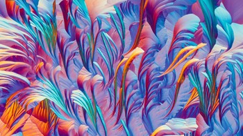 KREATIF Rob Blanken (Belanda) mengabadikan foto makro kristal asam amino B-alanin, L-glutamin, dan glisin, yang menunjukkan warna dan tekstur luar biasa yang terkandung dalam struktur kompleks ini. Foto: Sony World Photography