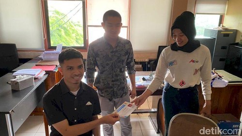 astor Oktovianus Pelagian Ranta saat mengikuti seleksi SIPSS Polri di Mapolda NTT.