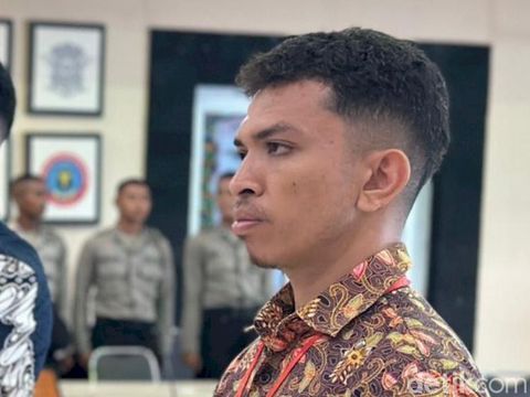 astor Oktovianus Pelagian Ranta saat mengikuti seleksi SIPSS Polri di Mapolda NTT.