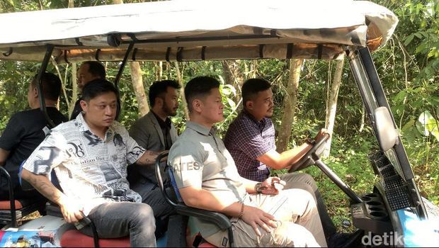 Bobby Nasution saat meninjau Medan Zoo bersama calon investor. (Foto: Kartika Sari/detikSumut).