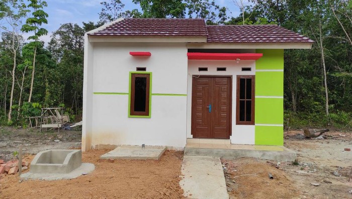 Tampilan depan rumah di Bumi Muaradua Baru