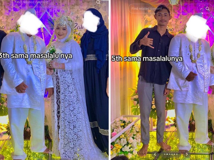 Dulu jadi tamu undangan dan foto bersama di pelaminan, kini menjadi suami istri. Kisahnya langsung viral di TikTok