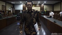 Hasbi Hasan didakwa menerima suap Rp 11,2 miliar terkait pengurusan perkara. Jaksa mengatakan suap diterima Hasbi bersama terdakwa lain bernama Dadan Tri Yudianto.