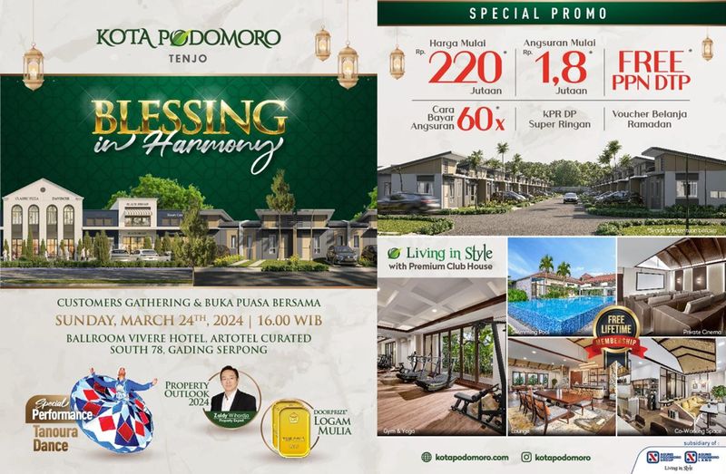 Foto: dok, Kota Podomoro Tenjo