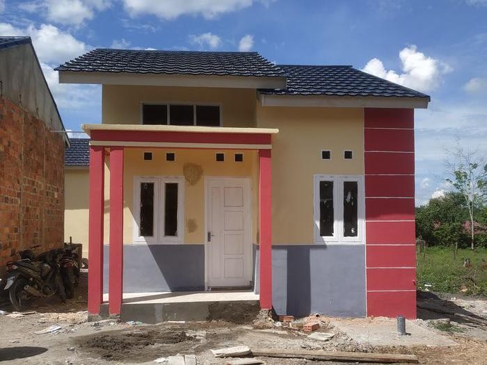 Tampilan depan rumah di Griya Sinar Sejahtera 2