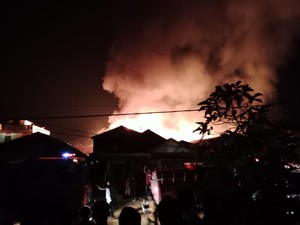 17 Rumah Warga di Sibolga Kebakaran, Diduga Akibat Korsleting