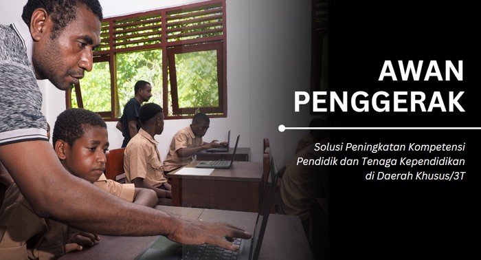 Landing page website Awan Penggerak