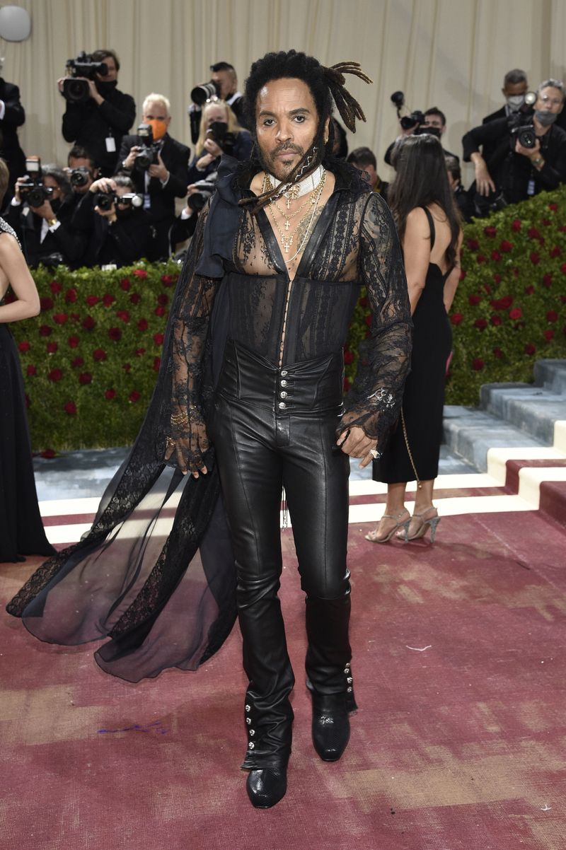 Lenny Kravitz attends The Metropolitan Museum of Art's Costume Institute benefit gala celebrating the opening of the 