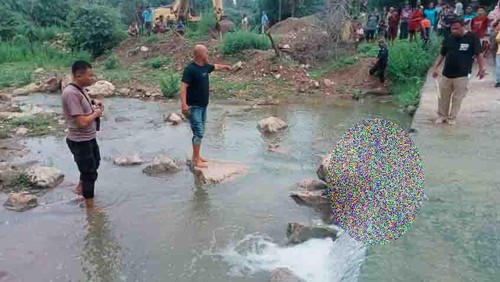 Marten Luter Djami ditemukan tak bernyawa di dalam Sungai Adju Natta, RT 04, RW 02, Desa Nadawawi, Kecamatan Sabu Barat, Kabupaten Sabu Raijua, NTT. (Dokumen Polres Alor).