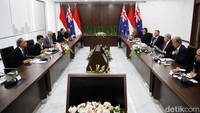 Pertemuan itu untuk menguatkan kerja sama antar kedua negara di bidang perekonomian dan pertanian.