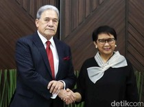 Momen Menlu Retno-Menlu Selandia Baru Bahas Kerja Sama Ekonomi