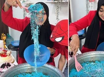 Nyeleneh! Setelah Biryani Pink, Wanita Ini Sajikan Nasi Biryani Biru