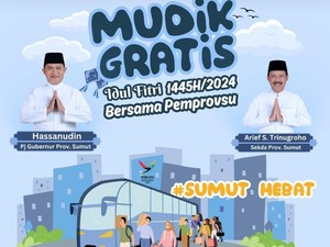 Pemprov Sumut Buka Pendaftaran Mudik Gratis, Ini Rute Tujuannya
