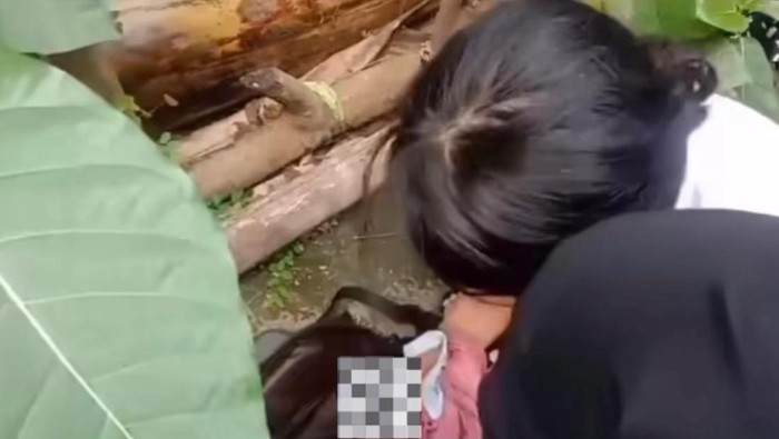 Penemuan bayi di Kompleks Hartaco samping kampus UIM, Makassar, Sulsel.