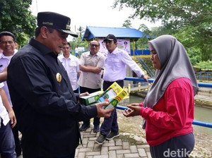 Pemprov Sulsel Tebar 2,1 Juta Benih Ikan Air Tawar di Bone