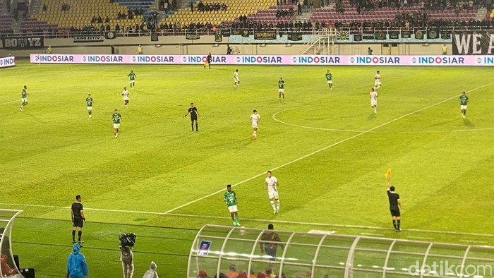 Laga PSS Sleman vs Borneo FC di Stadion Manahan, Solo, Kamis (14/3/2024).