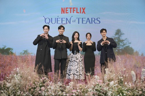 Konferensi pers drama Korea Queen of Tears.