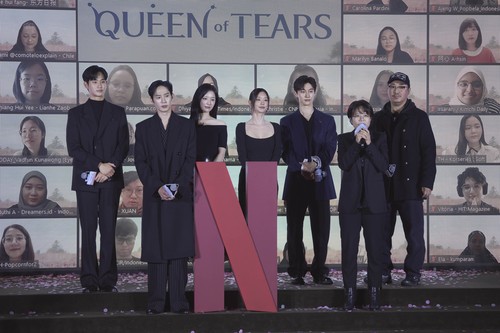 Konferensi pers drama Korea Queen of Tears.