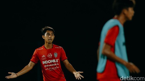 Salah satu pemain muda Bali United, Made Tito.