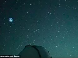 Fenomena Spiral Muncul di Langit, Kedatangan UFO?
