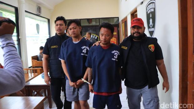 Tersangka yang mengerahkan kawan-kawannya untuk mengeroyok seorang pemuda di Tuban.