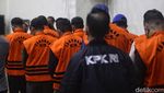 Ditahan! Ini Penampakan 15 Tersangka Kasus Pungli Rutan KPK
