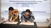 Adapun, sepanjang tahun 2023 lalu Bank Mandiri telah menyalurkan 3.684 unit KPR berskema FLPP dengan total penyaluran KPR hingga akhir Februari 2024 tumbuh 35,4% secara year on year (YoY). Dok Mandiri.  