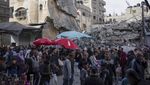 Begini Suasana Pasar Ramadan di Rafah Gaza