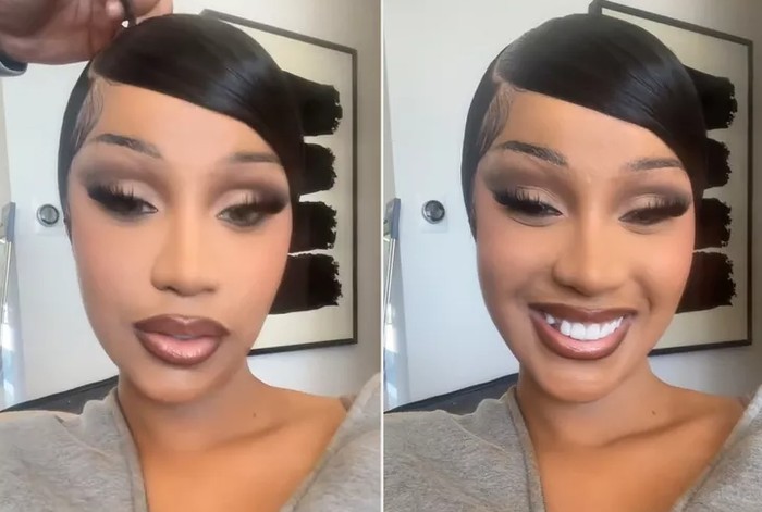 Kacau! Cardi B Mendadak Ompong Gegara Makan Bagel