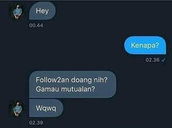 Chat Absurd Ngajak Selingkuh, Endingnya Malu Ditolak