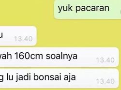Chat Absurd Ngajak Selingkuh, Endingnya Malu Ditolak
