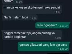 Chat Absurd Ngajak Selingkuh, Endingnya Malu Ditolak