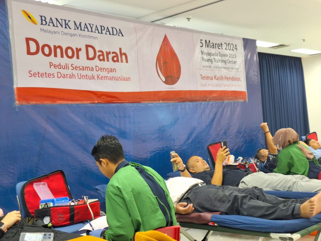 Donor Darah Bank Mayapada