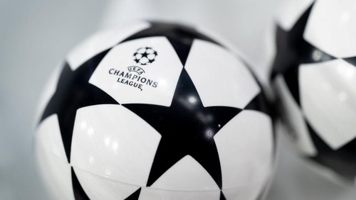 NYON, SWITZERLAND - MARCH 15: A detailed view of the draw balls during the UEFA Champions League 2023/24 Quarter-finals And Semi-finals Draw at the UEFA Headquarters, The House of the European Football, on March 15, 2024 in Nyon, Switzerland (Photo by Kristian Skeie - UEFA/UEFA via Getty Images)
