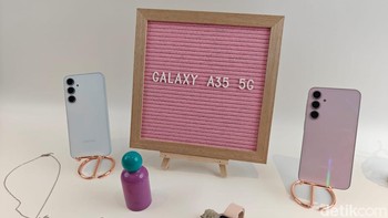 Galaxy A35 turut dibekali Samsung Knox Vault untuk keamanan. Foto: Adi Fida Rahman/detikINET