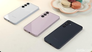 Ada tiga varian warna, yakni Iceblue, Lilac dan Navy. Foto: Adi Fida Rahman/detikINET