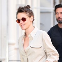 Penampilan tersebut semakin mempertegas kecintaan Kristen Stewart pada tren pantless. Penampilan tersebut semakin mempertegas kecintaan Kristen Stewart pada tren pantless. (Foto: MEGA/GC Images)