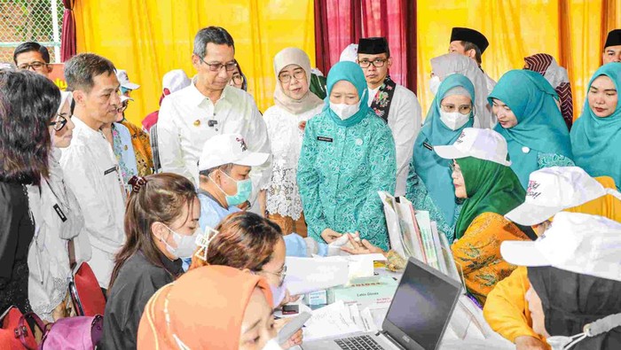 Heru Budi cek penanganan stunting di Cilincing (dok. Pemprov DKI)