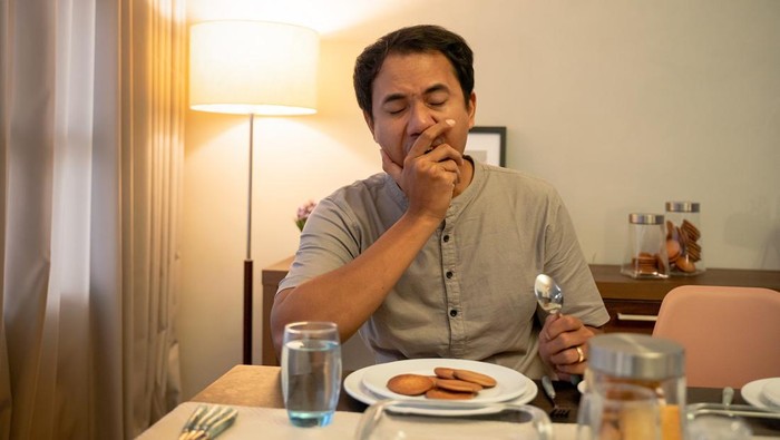 Ilustrasi ngantuk setelah berbuka puasa
