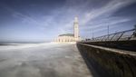 Indahnya Masjid Hassan II di Tepi Samudera Atlantik